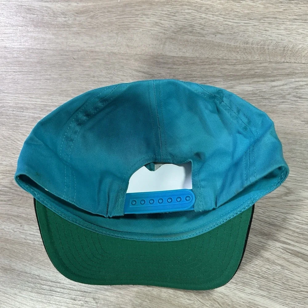 VTG Florida Marlins Snapback Hat MLB Baseball Twins Green Black Bar Line Cap